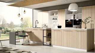 Elegante Küchen im Holz-Look