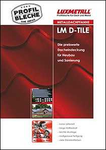 Metalldachpfanne LM D-TILE